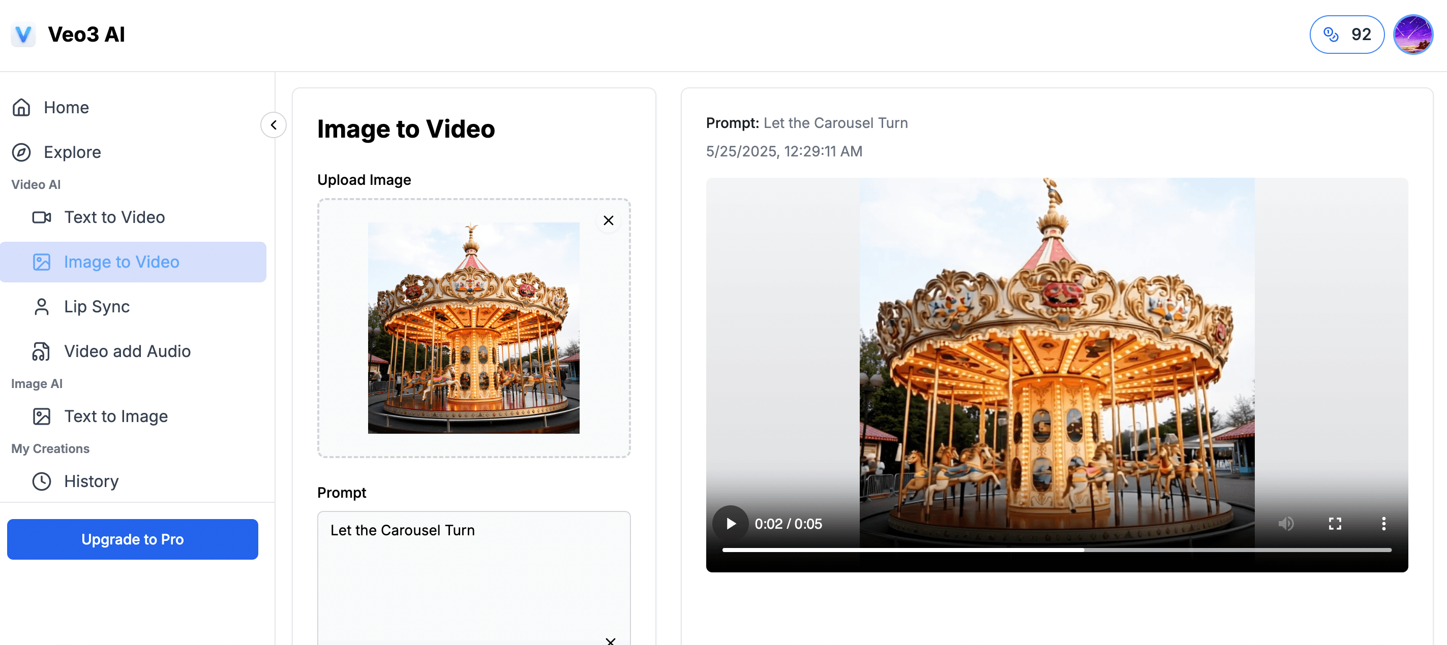 Image To Video Example